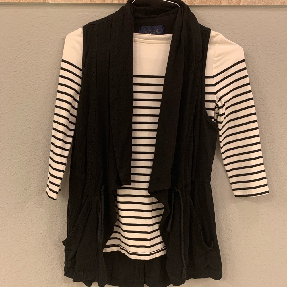 Francesca's adjustable drapey vest